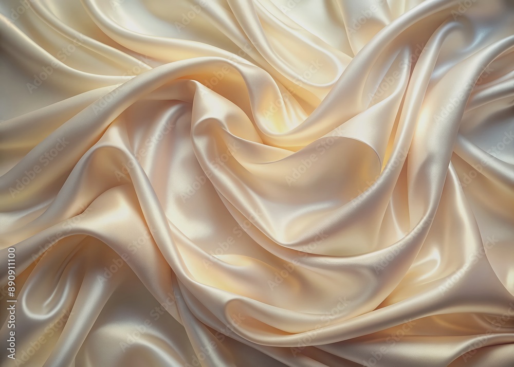 Softly glowing pastel hues adorn a serene cream silk texture background, featuring smooth, subtle lines and a luxurious feel, ideal for elegant wallpaper designs. Softly glowing pastel hues adorn a serene cream silk texture background, featuring smooth, subtle lines and a luxurious feel, ideal for elegant wallpaper designs.