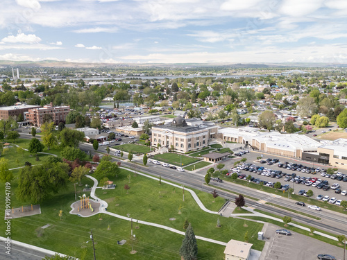 Franklin County Courthouse - Pasco, WA - 4th Ave & Surrounding Area