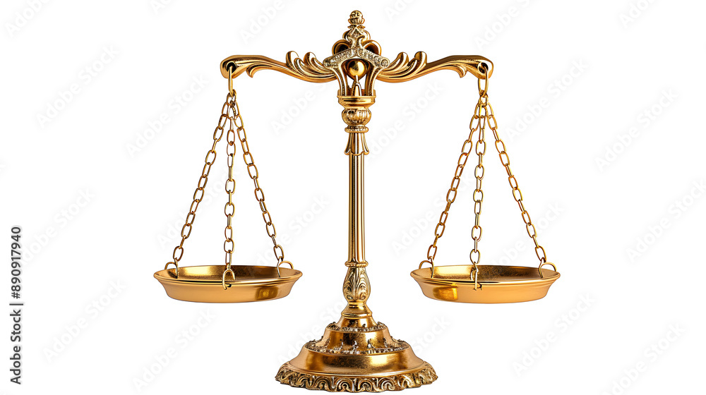 golden ornate scales of justice on transparency background PNG
golden ornate scales of justice on transparency background PNG