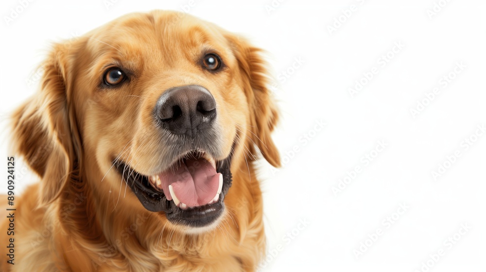 Portrait of a golden retriever - the world's best dog