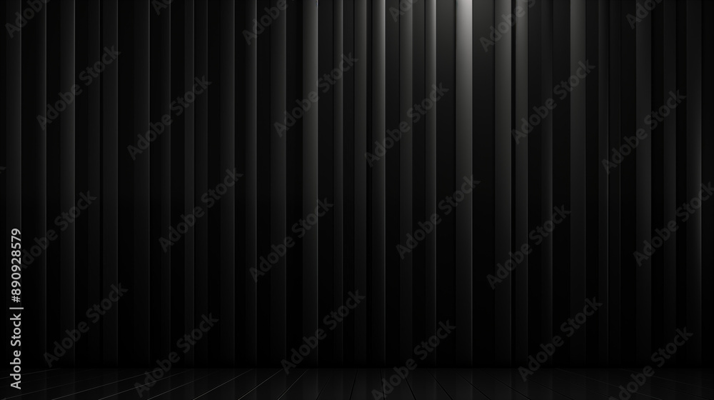 Black Lines Vertical Bars on Black Background, Abstract Image, Texture, Pattern Background, Wallpaper, Smartphone Cover and Screen, Cell Phone, Computer, Laptop, 9:16 and 16:9 Format