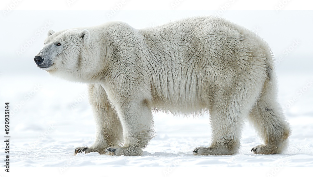 A Majestic Polar Bear in its Natural Habitat A Majestic Polar Bear in its Natural Habitat