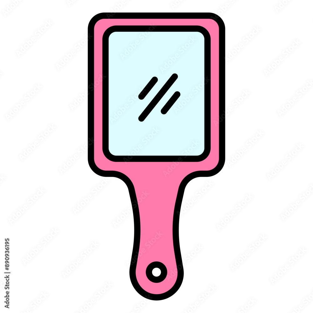 Illustration of Mirror Filled Icon . Vector Design Illustration of Mirror Filled Icon . Vector Design