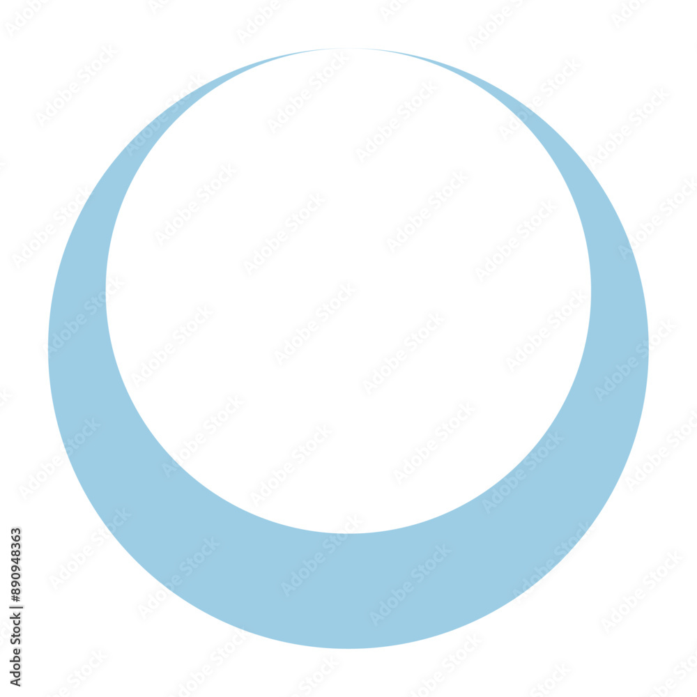 爽やかな月輪アイコン