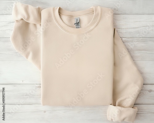 Sand Sweater Mockup Gildan 18000 Mockup Gildan Cream Sweatshirt Mockup Model Mockup Stock Photography SVG Mockup JPG Digital Download
