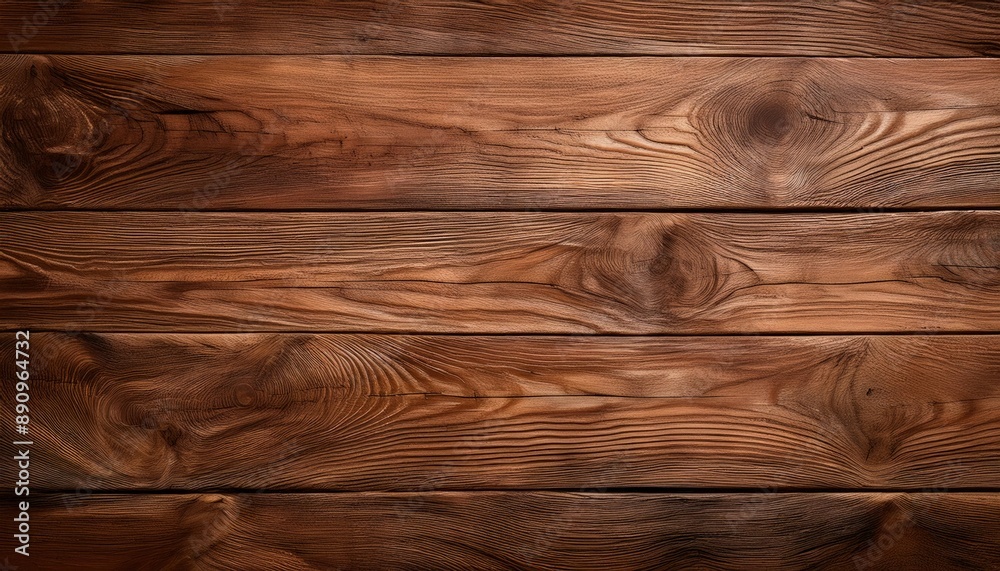 Fototapeta premium A rustic wooden texture background, with rich, natural grain patterns and warm tones.
