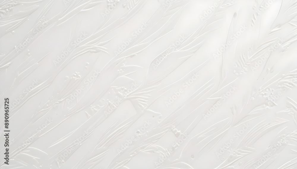 Obraz premium Clear Plain Shiny Soft Vintage Bokeh Cloudy Wave Like Geometric White Background or Texture