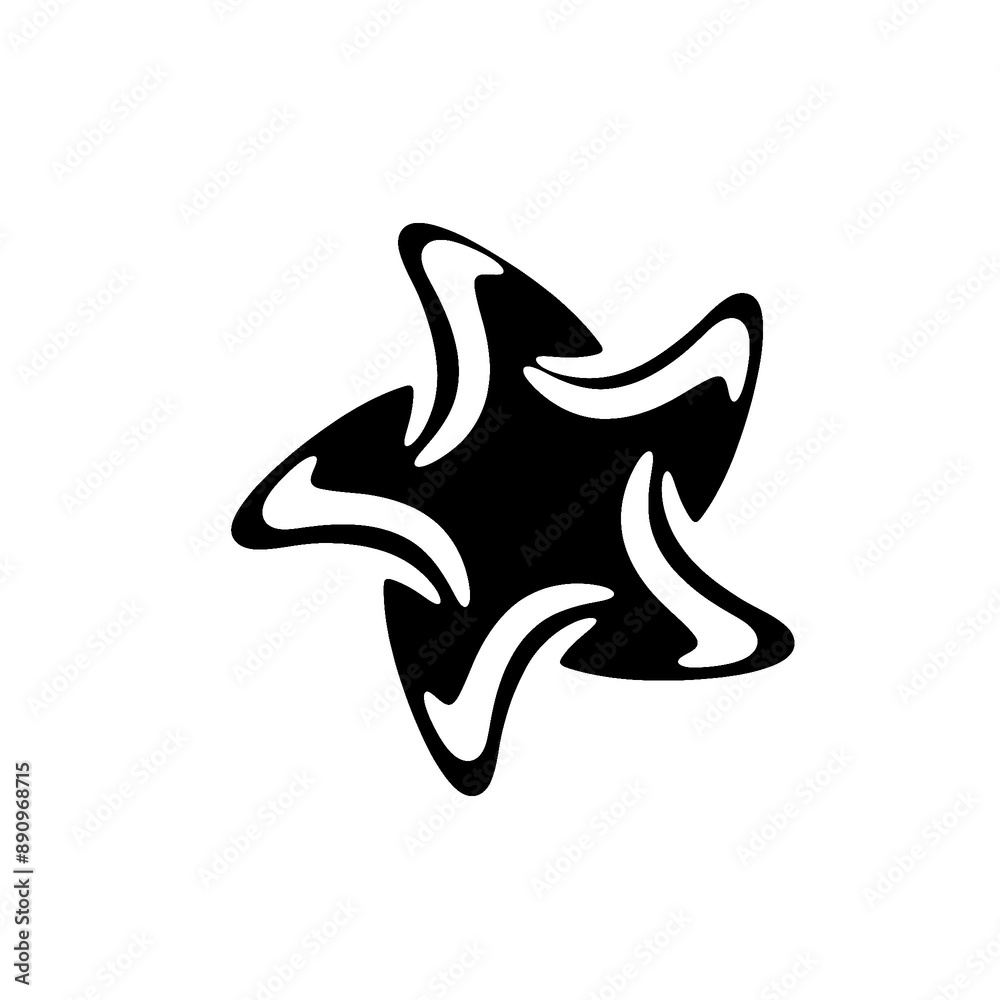 Obraz premium Modern and minimalist black-and-white logo designs, perfect for tech startups, creative brands, and corporate identity