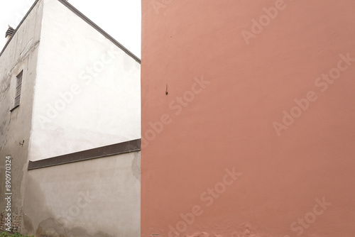 View of a glimpse of skyline of Pizzighettone. Cremona, Italy photo