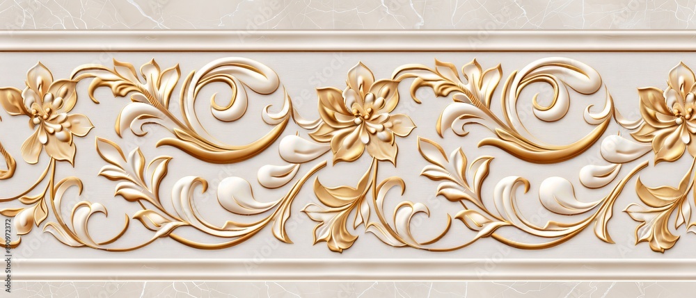 Golden-hued cross-stitch border with elegant, intricate swirls and flourishes Golden-hued cross-stitch border with elegant, intricate swirls and flourishes