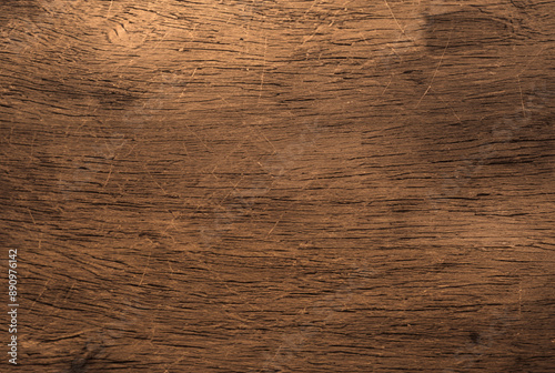 Wooden Chopping Board with Knife Marks Texture