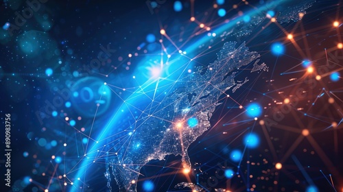 Global Network Connection Visualization