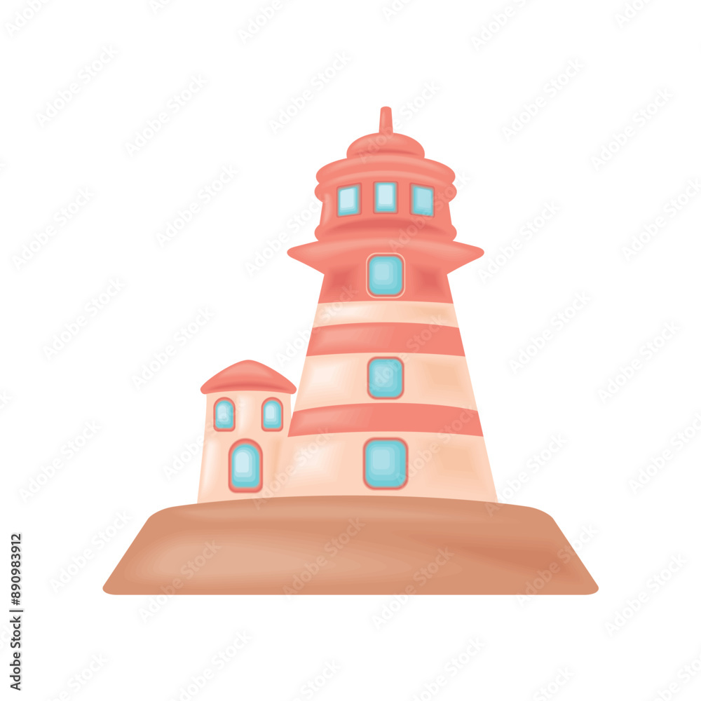 sea lighthouse building with stones sea lighthouse building with stones