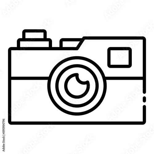 Camera icon perfect for photography and travel themes