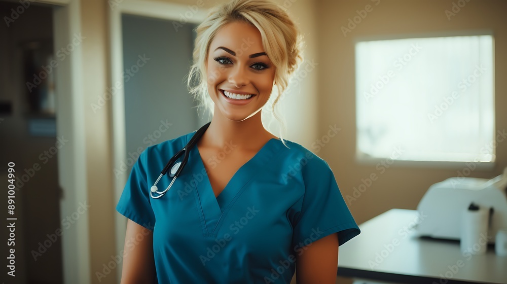 Fototapeta premium female doctor in hospital