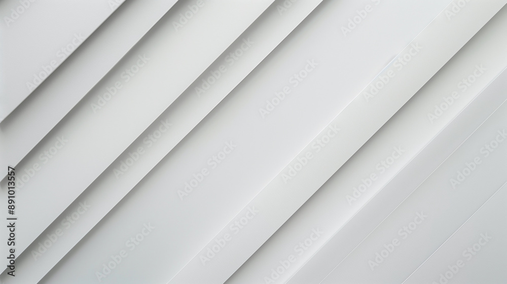 Obraz premium Minimalistic White Background with Diagonal Lines
