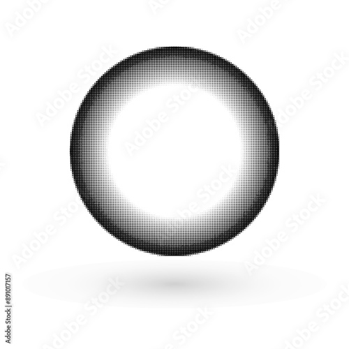 noise circle frame halftone pattern abstract halftone background minimalism modern texture for postcards posters web and other design tasks vector
