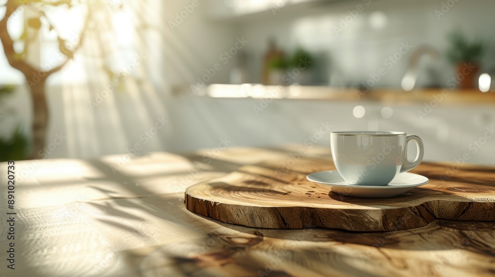 A mug of coffee sits on a wooden table in front of a window. The sun is shining through the window, casting a warm glow on the table. The scene is peaceful and relaxing A mug of coffee sits on a wooden table in front of a window. The sun is shining through the window, casting a warm glow on the table. The scene is peaceful and relaxing