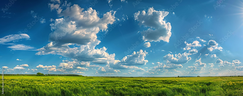 grass and sky grass and sky