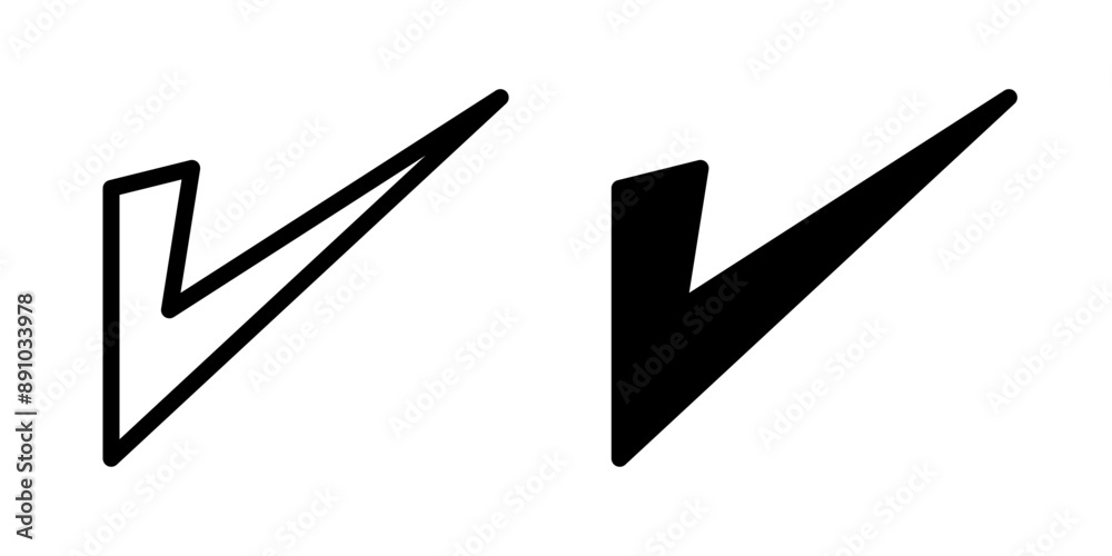 Check icon template Check icon template