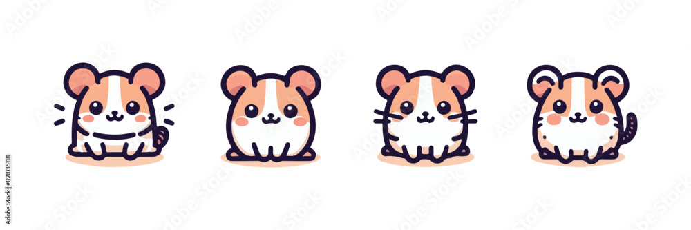 cute hamster vector cute hamster vector