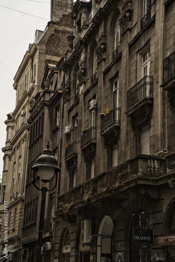 Belgrade facades, Belgrade, Serbia Belgrade facades, Belgrade, Serbia