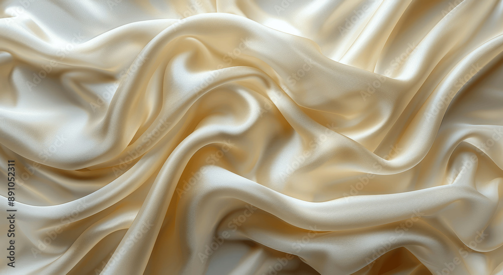 Beige Satin Background with Soft Light and Shadows, Ideal for Wedding Invitations, Cosmetic Packaging, Fashion Wallpaper Beige Satin Background with Soft Light and Shadows, Ideal for Wedding Invitations, Cosmetic Packaging, Fashion Wallpaper