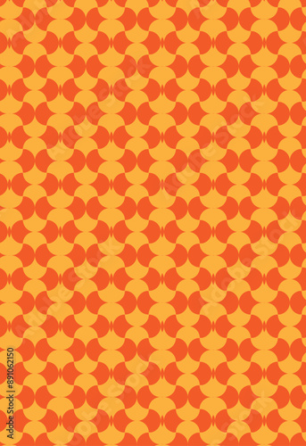 A beautiful orange and yellow pattern