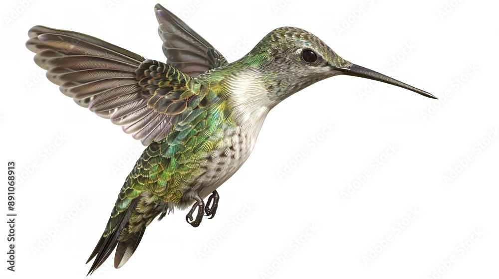 Fototapeta premium PNG Hummingbird hummingbird hovering animal.