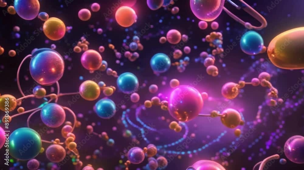 Futuristic Molecular Structure Futuristic Molecular Structure