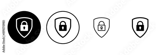 Security icon set. protection icon. privacy. vpn