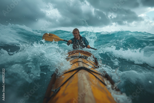 female_blonde_kayaker_in_stormy_waters