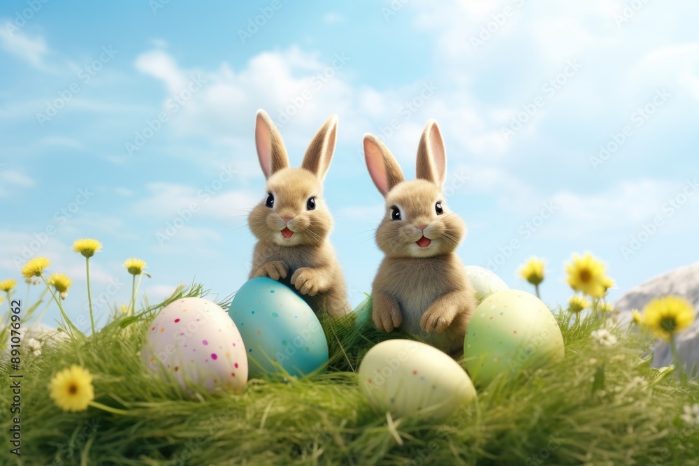 Fototapeta premium Egg animal mammal rodent.