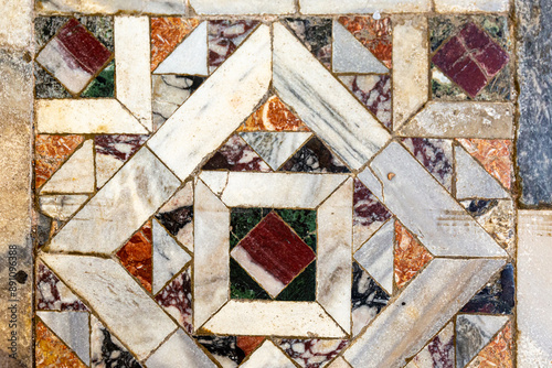 Mosaic on the floor of San Marco basilica in Venice