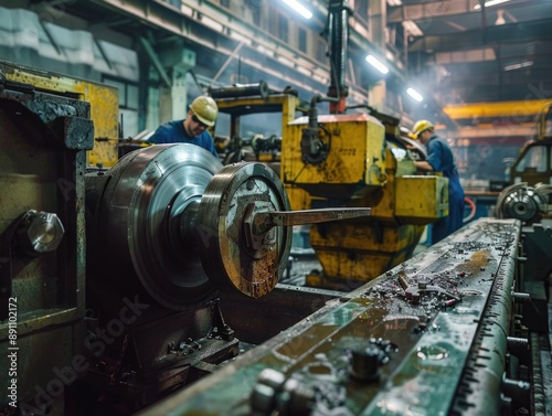 Men Working in Factory © Alexandr