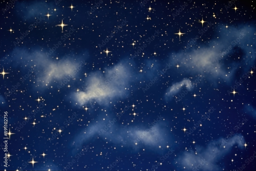 Night sky with stars astronomy outdoors universe.