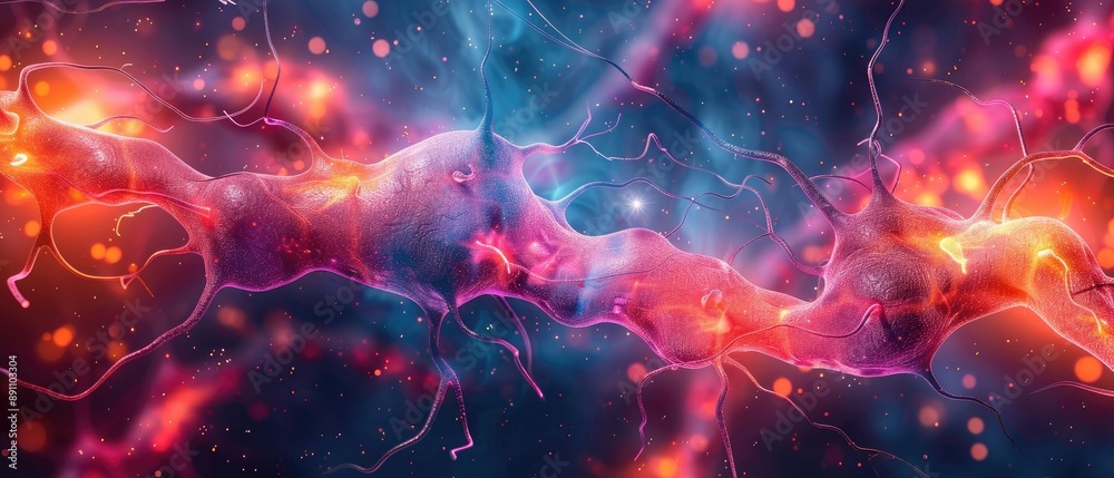 Vivid Cosmic Energy in Deep Space Vivid Cosmic Energy in Deep Space