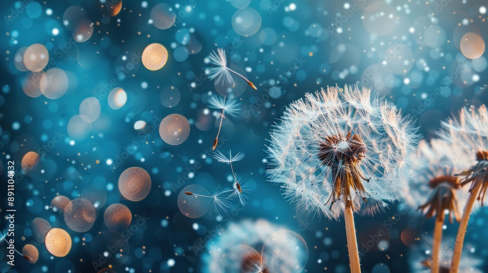 Dandelion Wishes in a Blue Sky Dandelion Wishes in a Blue Sky