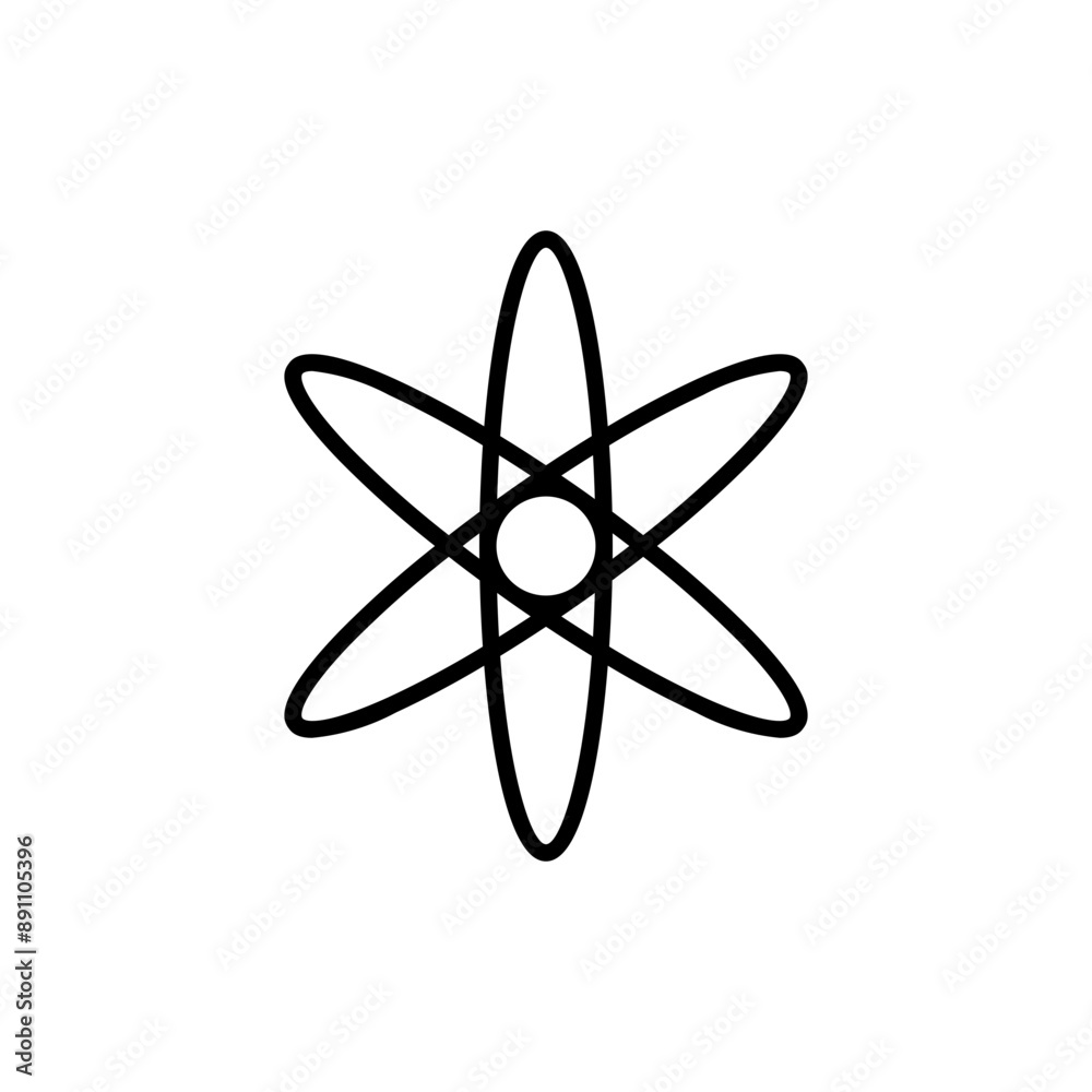 atom line icon atom line icon