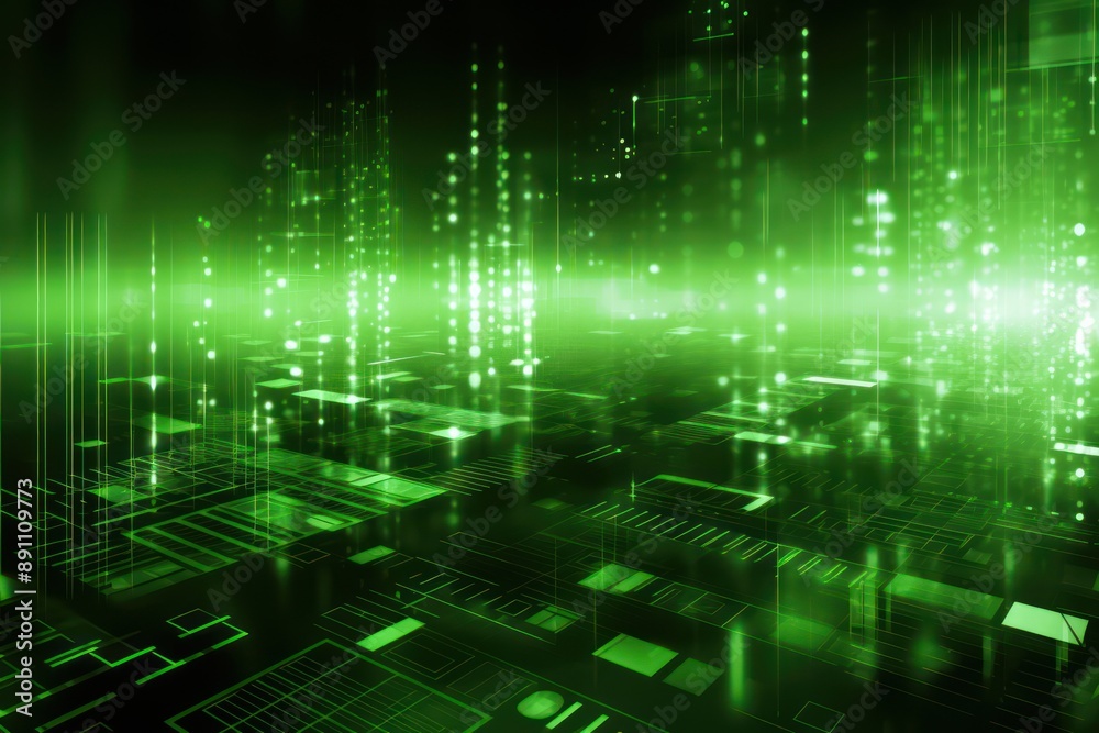 Light green digital backgrounds technology abstract.