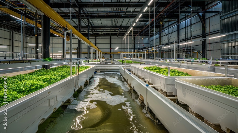Fototapeta premium Indoor Hydroponic Farm