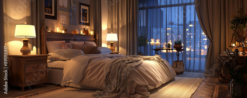 interior of a hotel room