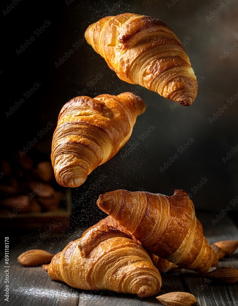 Flying Croissants | Photography Flying Croissants | Photography