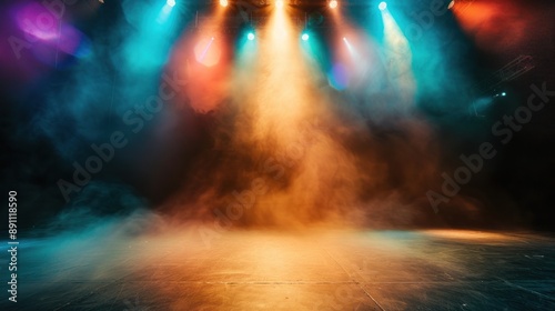 Stage Lights and Smoke