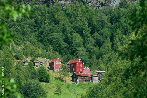View from the Utladalen Valley landscape conservation area, Norway.