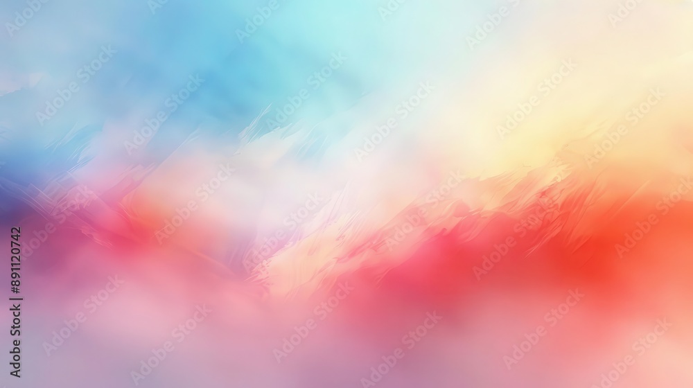 Abstract colorful background with soft, blurred, and dreamy pastel hues.  Perfect for designing projects, websit, and social media decoration , High solution 300dpi