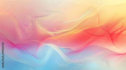 Wallpaper Mural Pastel Colorful backdrop with blurred, flowing, and smooth lines. Perfect for website banners, social media posts, and more. 300dpi illustrator Torontodigital.ca