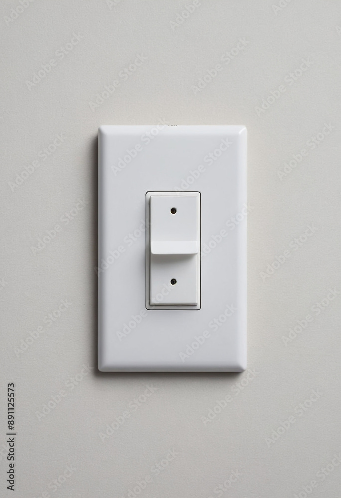 Light switch turned off (energy conservation). Light switch turned off (energy conservation).