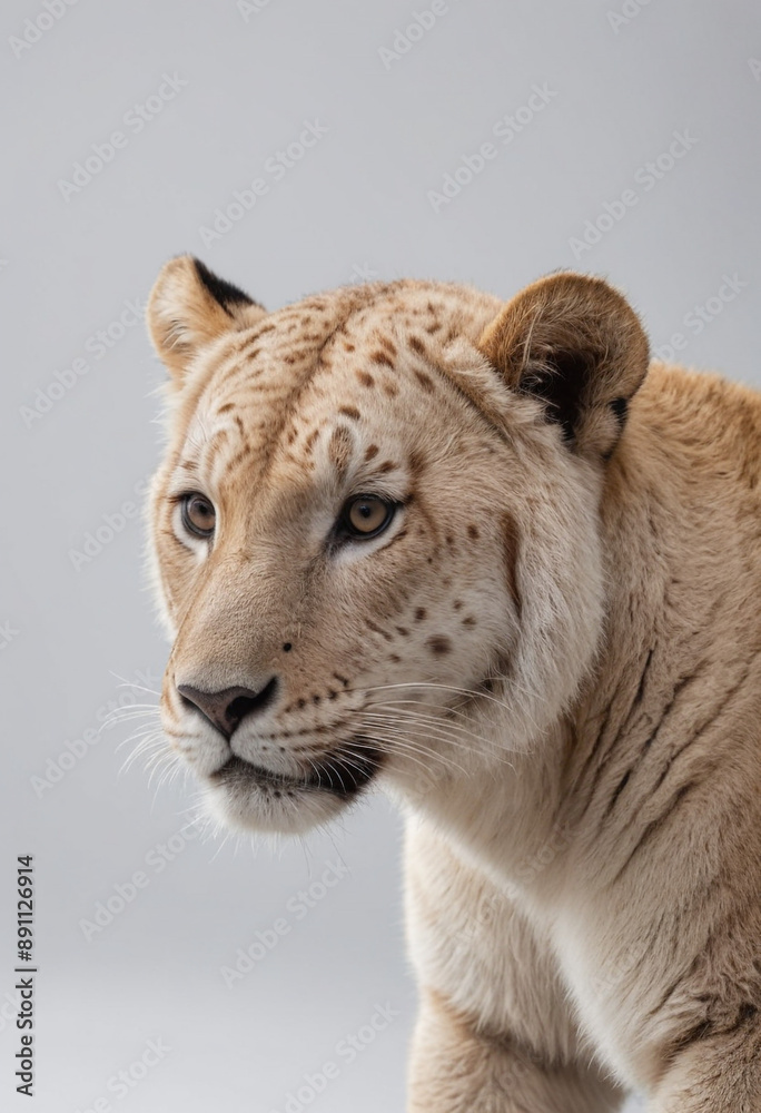 Fototapeta premium Close-up of an endangered species in its natural habitat. 