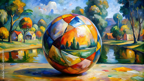 imagine a ball by Cezanne photo